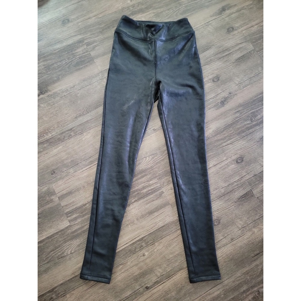 Grace & Lace‎ Faux Leather Leggings Black High Waisted XS